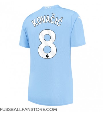 Manchester City Mateo Kovacic #8 Replik Heimtrikot Damen 2023-24 Kurzarm